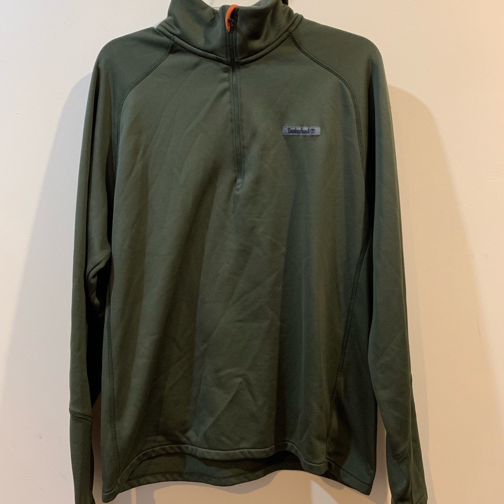Timberland 1/4 Zip Up Long Sleeve Pullover Jacket